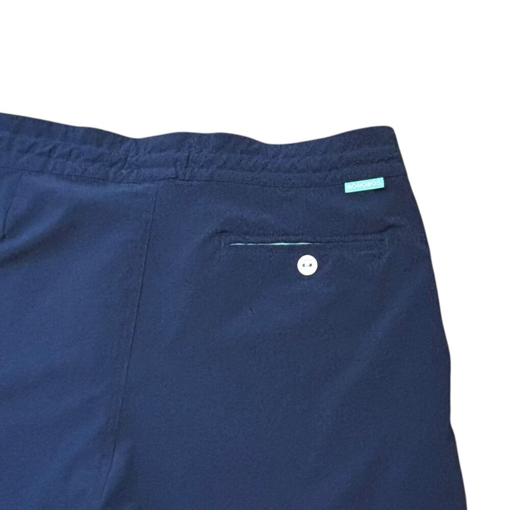 Bonobos Blue Board Shorts Riviera Unlined Drawstring Snap & Zipper Closure 29x7 - Picture 5 of 5